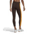 Mallas adidas Hyperglam 7/8 Mujer Brown