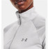 Camiseta Under Armour Tech 1/2 Zip Twist Mujer Gris