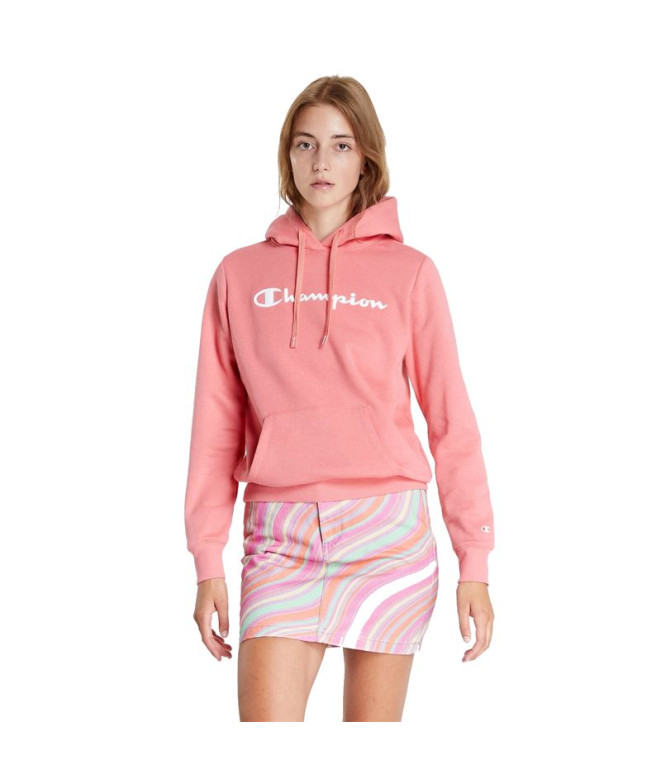 Sudadera Champion Hooded Mujer Pink