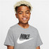 Camiseta Nike Sportswear Infantil Gris