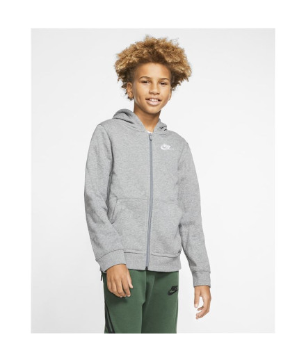 Chaqueta Nike Sportswear Club Niño Grey