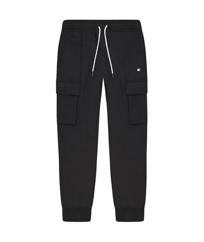 Pantalones Champion Rib Cuff Cargo Hombre Black