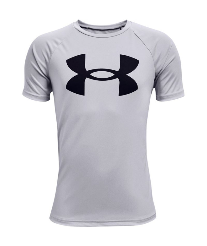 Camiseta Under Armour Tech Big Logo Niño Grey
