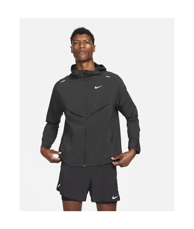 Chaqueta de running Nike Windrunner Hombre Black