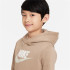 Sudadera Nike Sportswear Club Infantil Brown