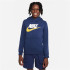 Sudadera Nike Sportswear Club Infantil Blue