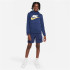 Sudadera Nike Sportswear Club Infantil Blue