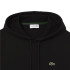 Sudadera con capucha Lacoste Algodón Eco Hombre Black
