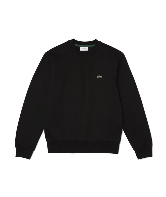 Sudadera Lacoste Algodón Ecológico Hombre Negro