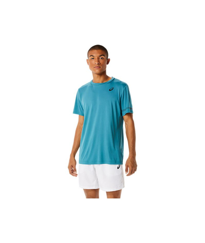 Camiseta ASICS COURT M SS TEE Hombre Blue