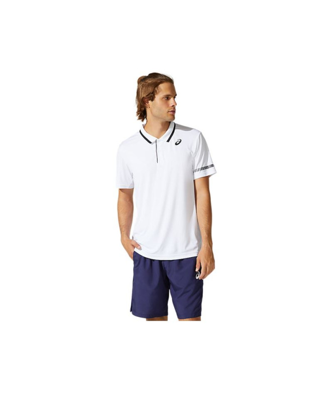 Polo ASICS COURT Hombre White
