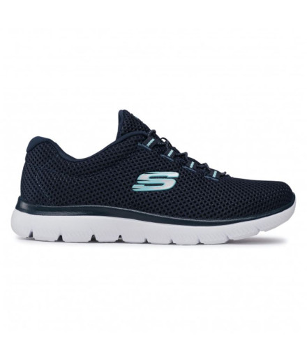 Zapatillas Skechers Summits-Quick Lapse Mujer Navy Mesh/...
