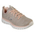 Zapatillas Skechers Graceful-Twisted For Mujer Natural Mesh/ Coral Trim