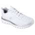 Zapatillas Skechers Graceful-Get Connect Mujer White Mesh/Silver Trim