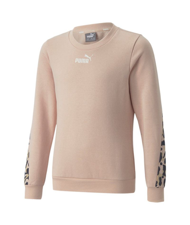 Sudadera Puma Alpha Crew Neck Niña Black
