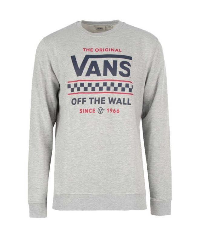 Sudadera Vans Stackton Crew Hombre Grey