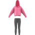 Conjunto adidas Fleece Niña Pink