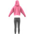 Conjunto adidas Fleece Niña Pink
