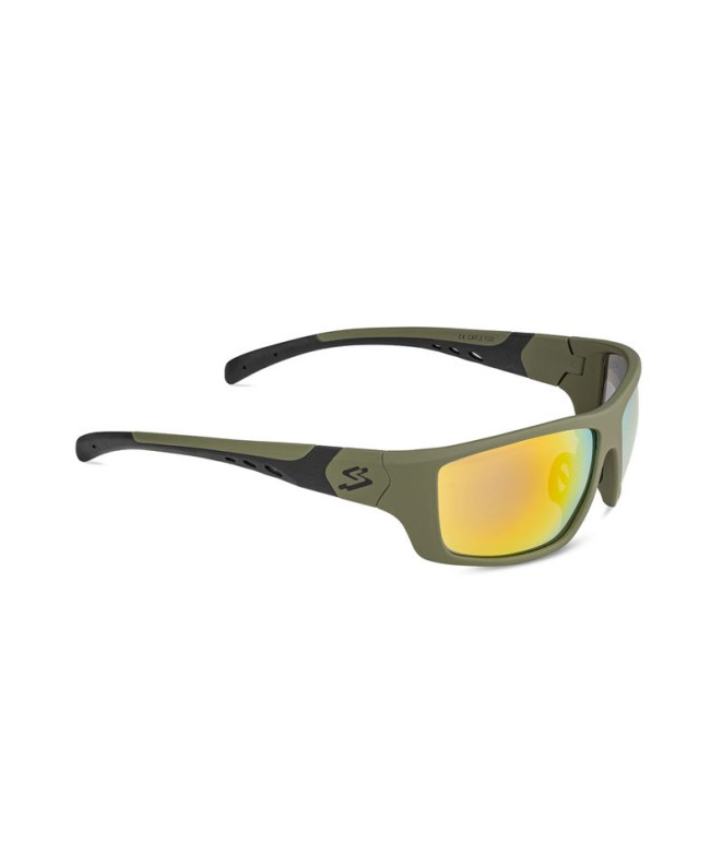 Gafas de ciclismo Spiuk Smily Green Espejo Orange