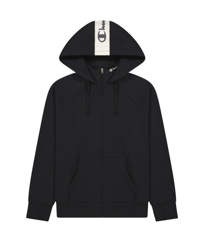 Sudadera Champion Hooded Full Zip Black
