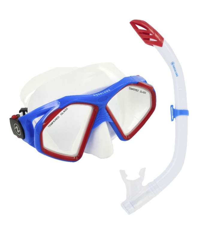 Set Tubo + Máscara Aqua Lung Hawkeye Combo Blue...