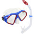 Set Tubo + Máscara Aqua Lung Hawkeye Combo Blue Red