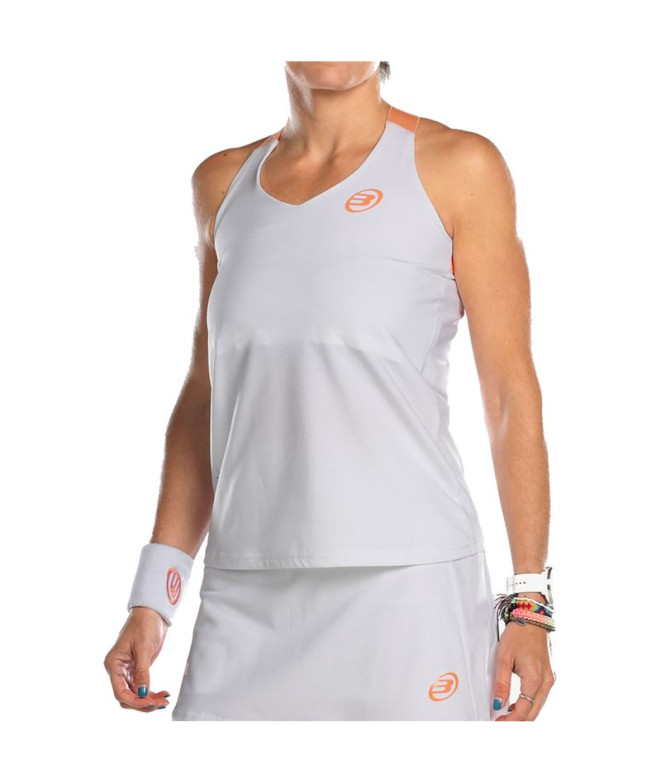Camiseta de pádel Bullpadel ACODA Mujer White