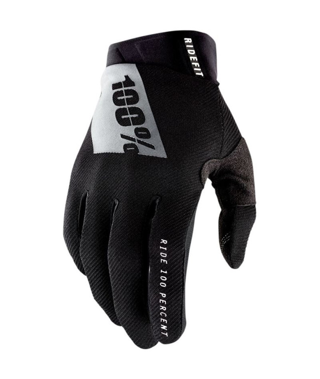 Guantes 100% Ridefit Gloves BK