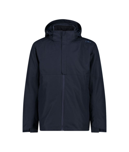 Chaqueta CMP Zip Hood Detachable Inner Hombre Black
