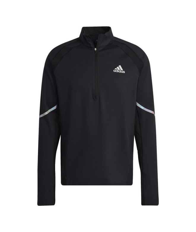 Sudadera adidas Fast 1/2 Zip Hombre BK