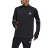 Sudadera adidas Fast 1/2 Zip Hombre BK
