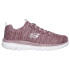 Zapatillas Skechers Graceful-Twisted For Mujer Mauve & White Mesh/ Mauve Trim
