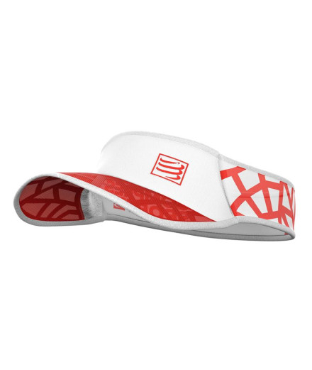 Visera Compressport Spiderweb Ultralight Visor Red