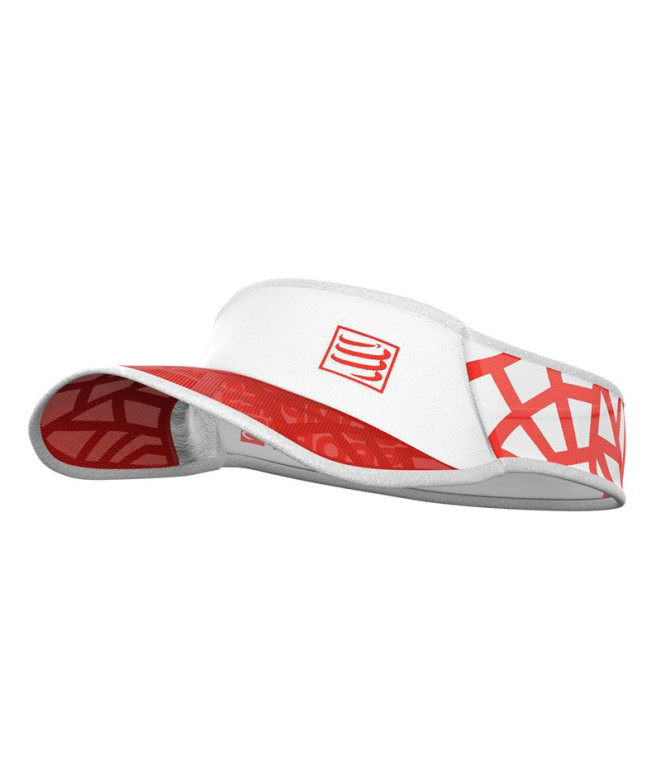 Visera Compressport Spiderweb Ultralight Visor Red