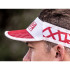 Visera Compressport Spiderweb Ultralight Visor Red