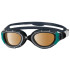 Gafas de natación Zoggs Predator Flex Polarized Black/Green