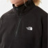 Forro The North Face 100 GLACIER 1/4 ZIP Mujer Black