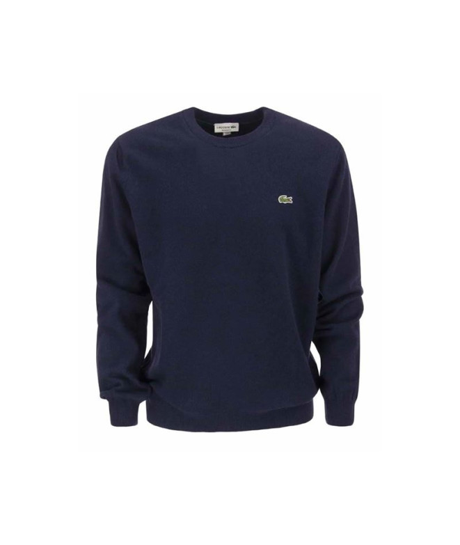 Sudadera Lacoste Tricot Marino Hombre