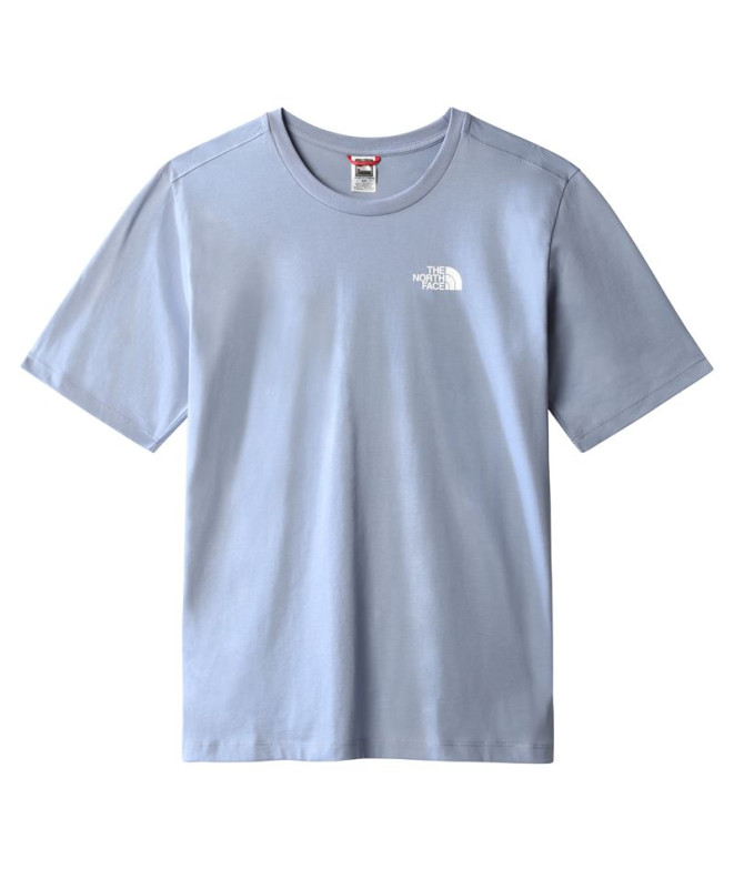 Camiseta The North Face Simple Dome Folk Mujer Blu