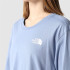 Camiseta The North Face Simple Dome Folk Mujer Blu