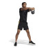 Camiseta manga corta adidas Aeroready HIIT Back 3S Hombre Black