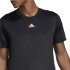 Camiseta manga corta adidas Aeroready HIIT Back 3S Hombre Black
