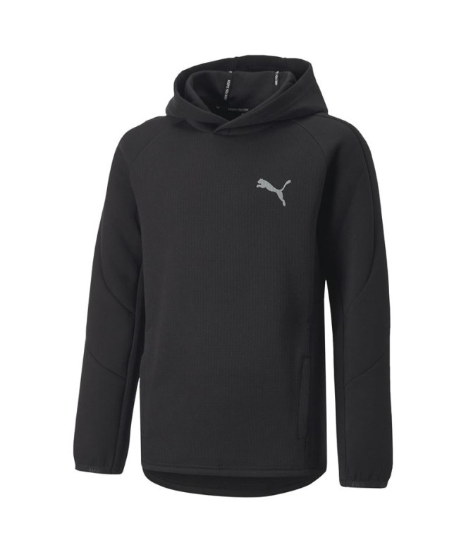 Sudadera Puma Evostripe Youth Hoodie Negro...