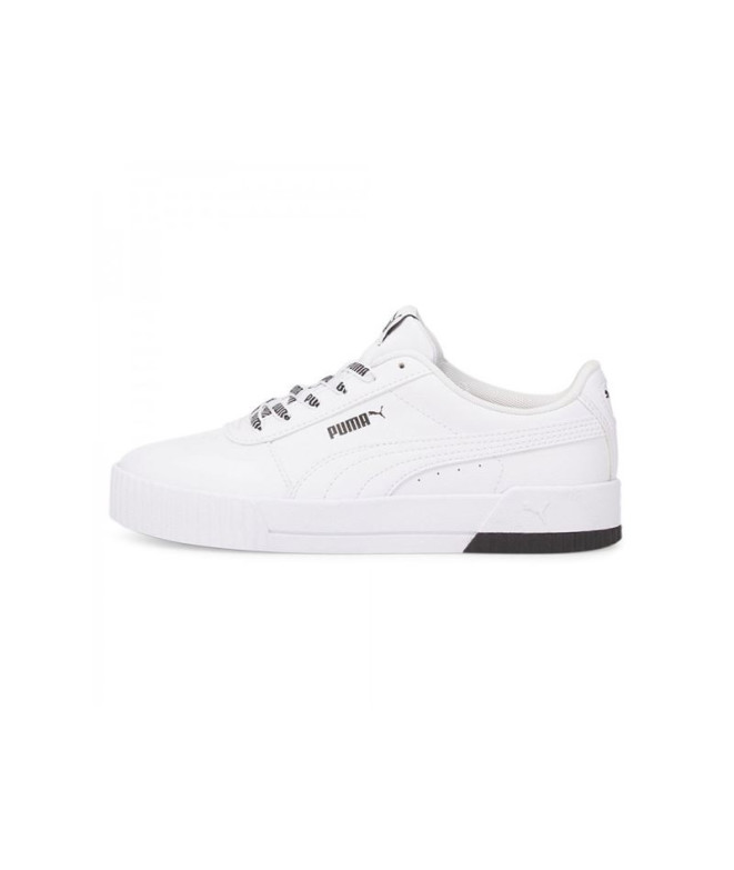 Zapatillas Puma Carina Logomania W White