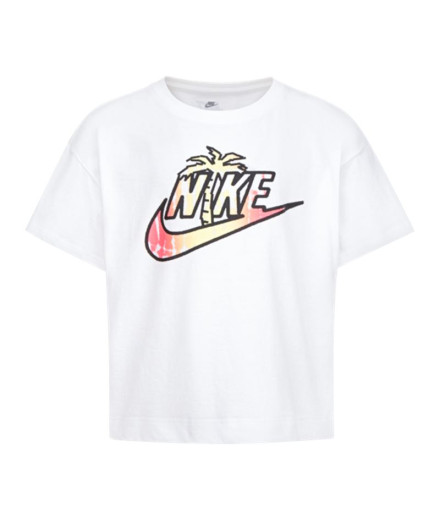 Camiseta Nike Knit Girls White