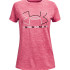 Camiseta Under Armour Tech BL Twist SS Niña Rosa