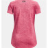 Camiseta Under Armour Tech BL Twist SS Niña Rosa
