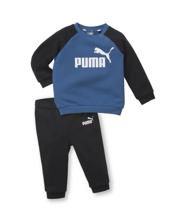 Chándal Puma Minicats Essentials Raglan Niño Blue