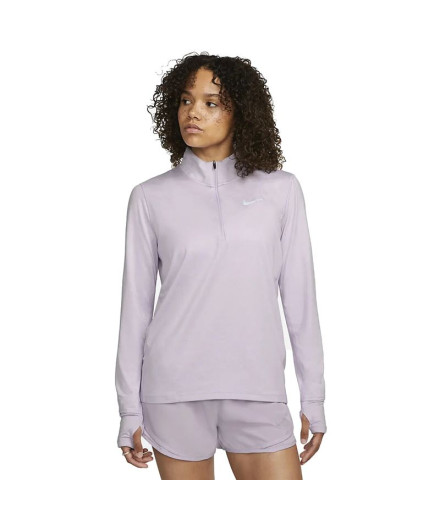 Camiseta Manga Larga de running Nike Element Mujer Purple