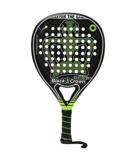 Pala de pádel Black Crown Piton Attack 12K+ BK
